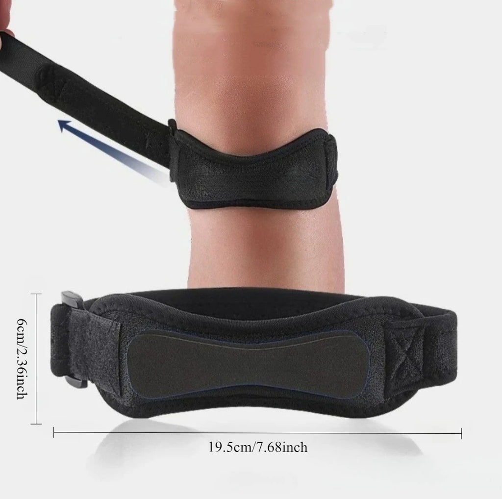 Adjustable EVA Knee Strap – Patella Tendon Support for Sports