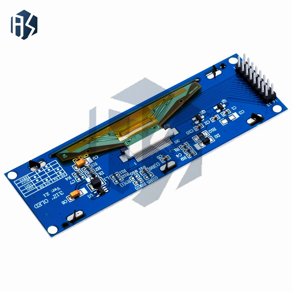 Real OLED Display 3 12 256 64 25664 Dots Graphic LCD Module Screen Zpaxo