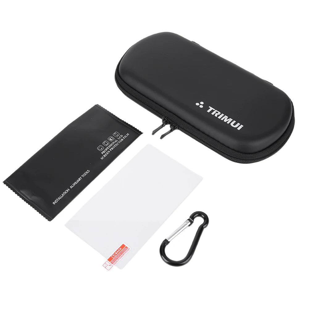 1-3PCS EVA Hard Carrying Case with Tempered Glass Film EVA Protective Case Waterproof Storage Bag For Trimui Smart Pro Game Zpaxo