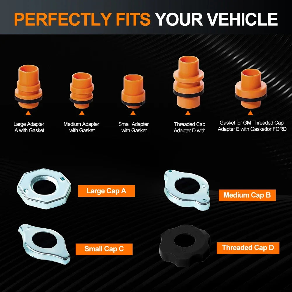 Spill Proof Coolant Filling Plastic Funnel Universal Vehicles Oil Zpaxo