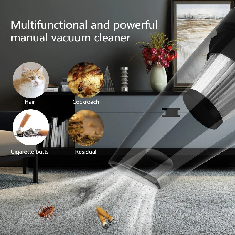 Handheld Cordless Vacuum – Cyclone Suction, Pet Hair, Car & Home