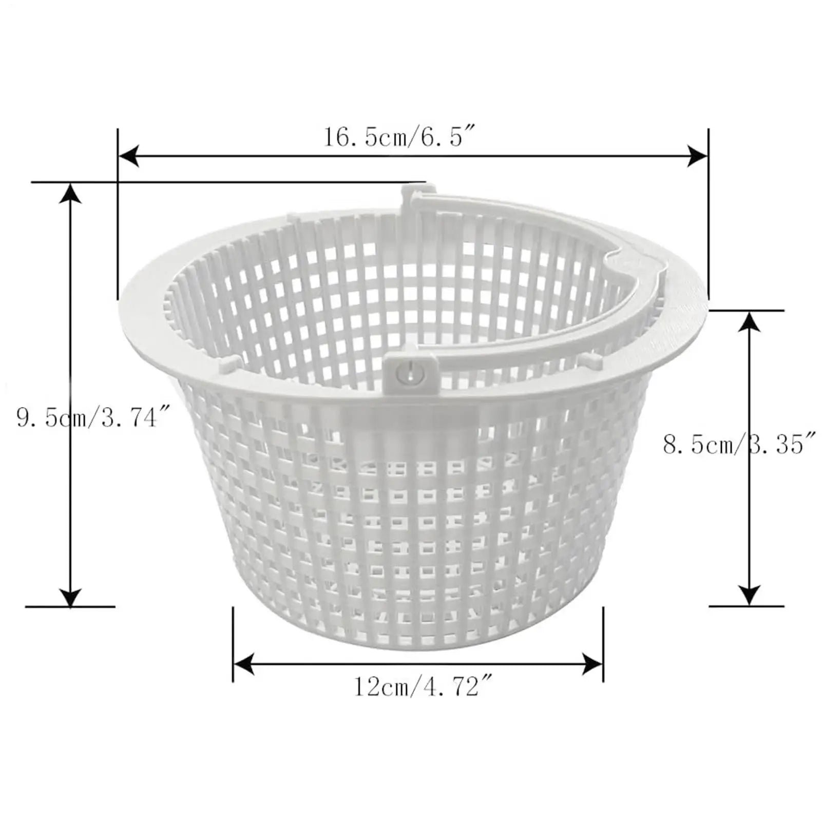 1pcs Skimmer Baskets Rugged Wear Resistant Efficient Cleaning Skimmer Filter Basket With Handle Zpaxo
