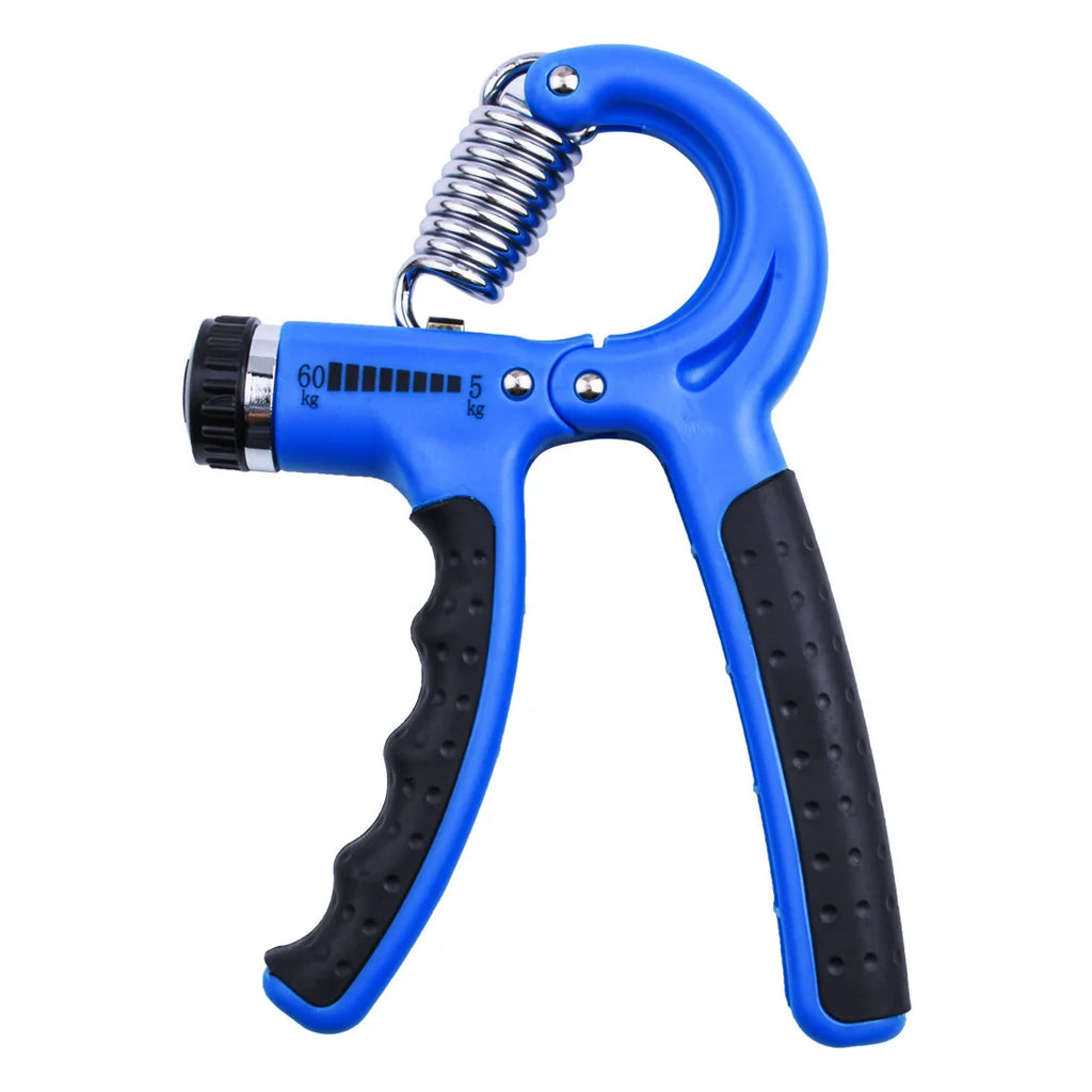 Portable fitness equipment with adjustable blue grip for training hand and arm muscles anytime, anywhere Zpaxo Blue