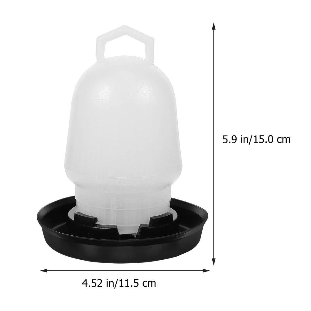 Automatic Chicken Water Feeder Heavy Duty Plastic Poultry Bowl