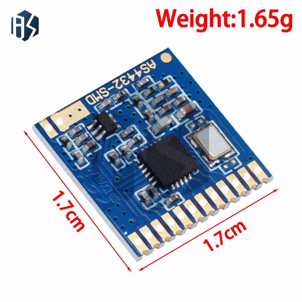 AS4432-SMD 433MHz Industrial-grade Wireless Module Si4432 SMD Chip Zpaxo