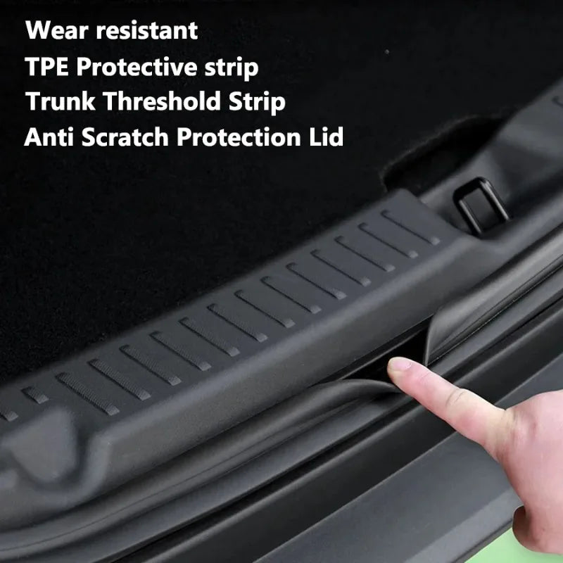 Tesla Model Y 2025–2026 TPE Trunk Sill & Bumper Protector