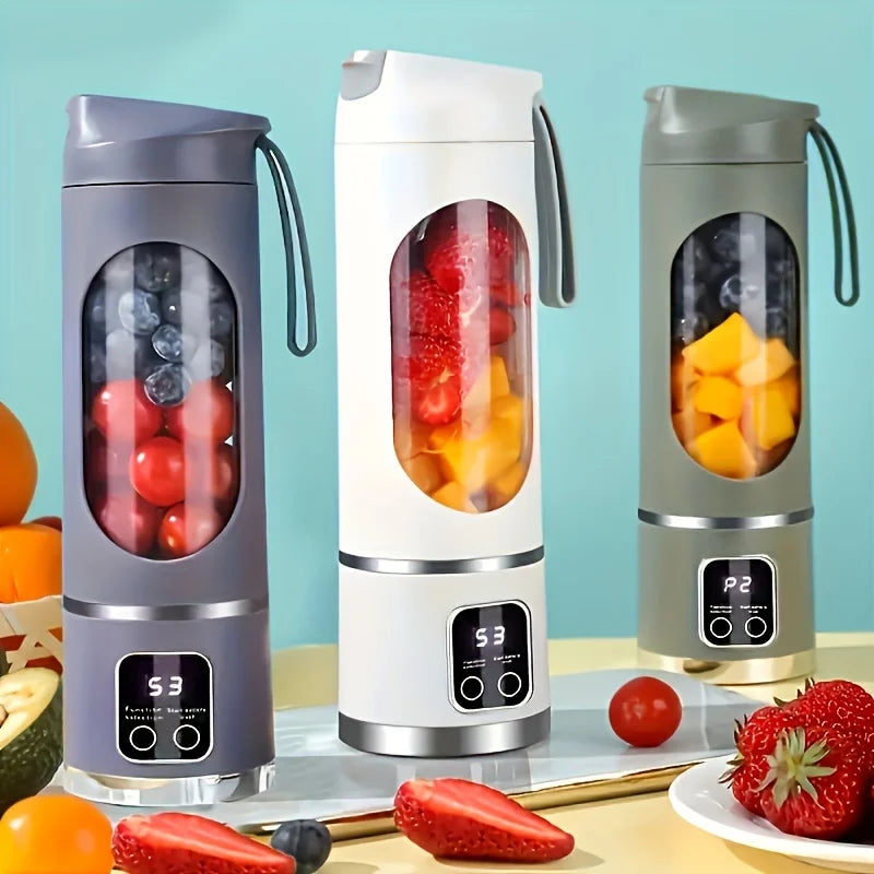Portable USB-Rechargeable Blender & Juicer - Easy Clean, Perfect for Fruit & Vegetable Drinks, Milkshakes - 10.14oz to 16.91oz Zpaxo