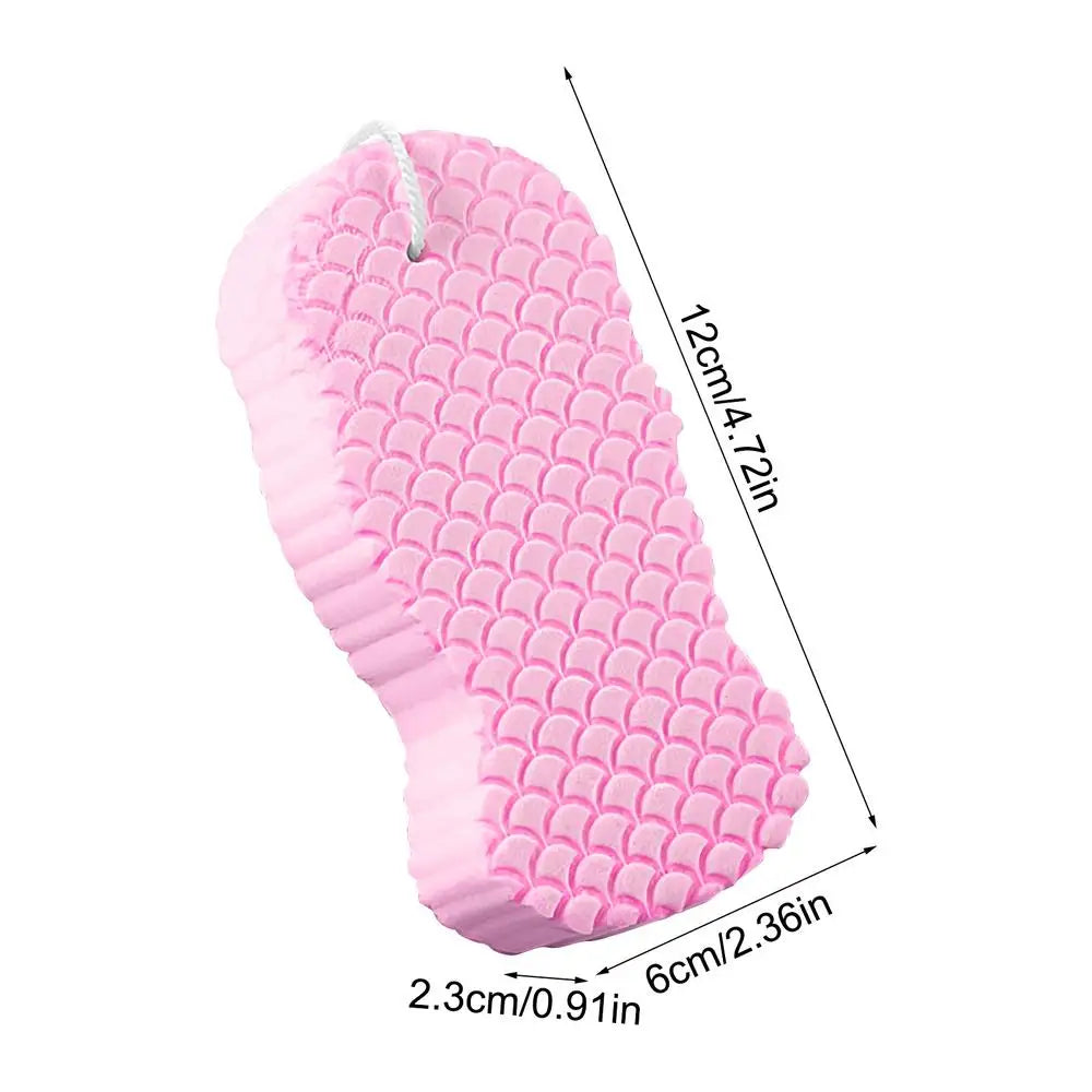 Exfoliating Bath Sponge – PVA Body Scrubber for All Skin Types Exfoliating Bath Sponge Zpaxo Pink 1PC