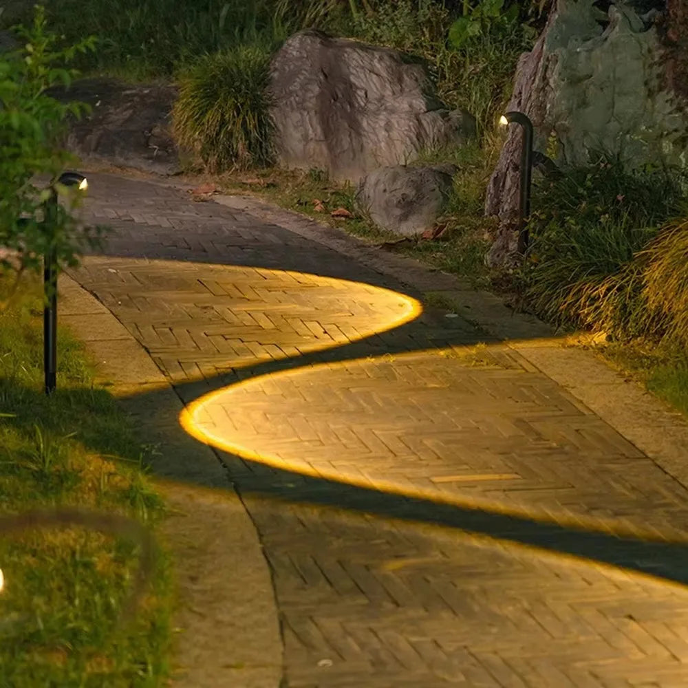 Solar Outdoor Garden Warm White Lights IP65 Waterproof Simple Ground Zpaxo
