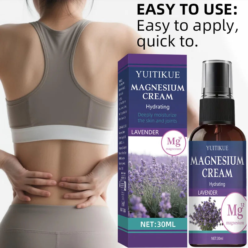 YUITIKUE Magnesium Spray 30ml – Lavender Joint & Muscle Relief Magnesium Body Spray Zpaxo