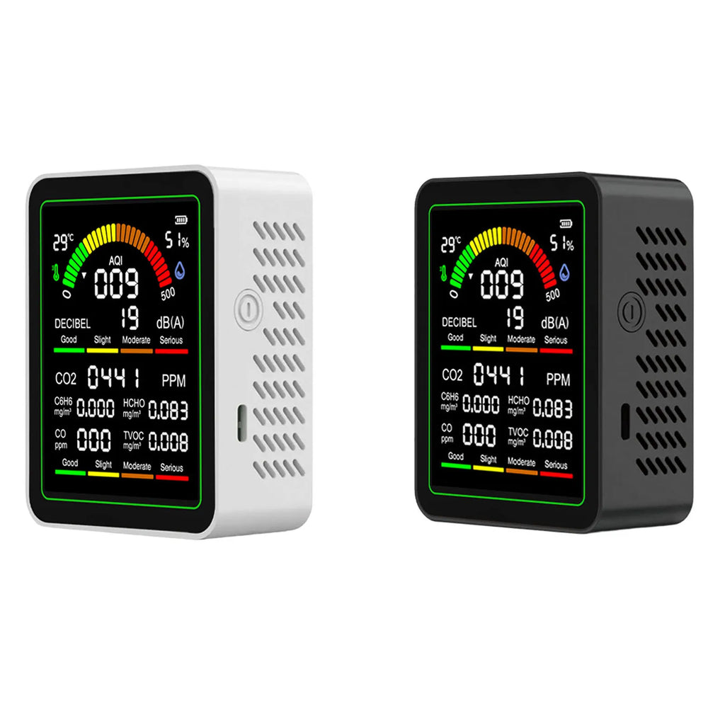 1 Multifunctional Air Detector Type-c Charging Carbon Dioxide Airs