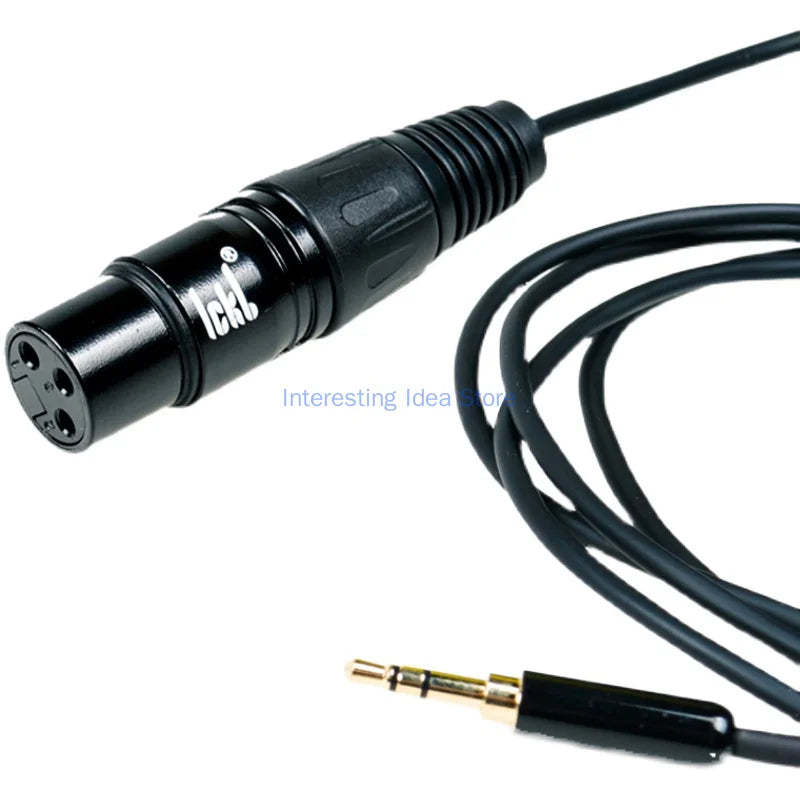 Ickb L9 Balance Cable So8 Sound Card 48V Capacitor Microphone Microphone Connection Cable Single Cannon Female Turn 3.5mm Zpaxo