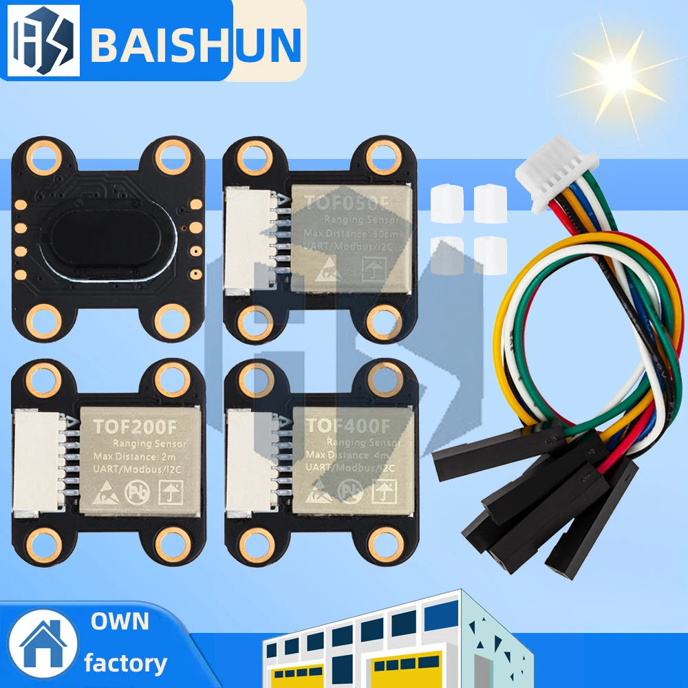 ‌VL6180/VL53L0X/VL53L1X Time-of-Flight (ToF) Laser Distance Sensor – High-Precision Ranging Module (50cm/2m/4m) with MCU Zpaxo
