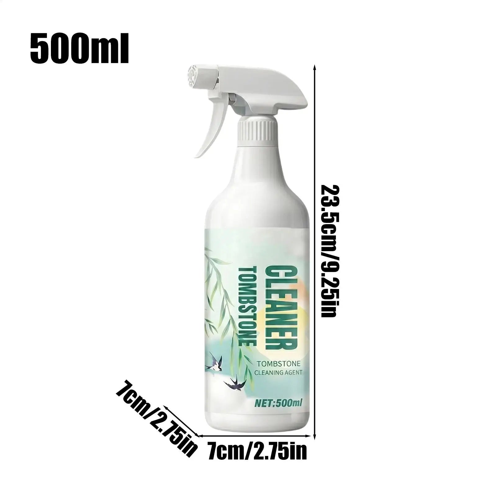 Tombstone Cleaner Spray Granite Marble Stain Remover D2 Biological