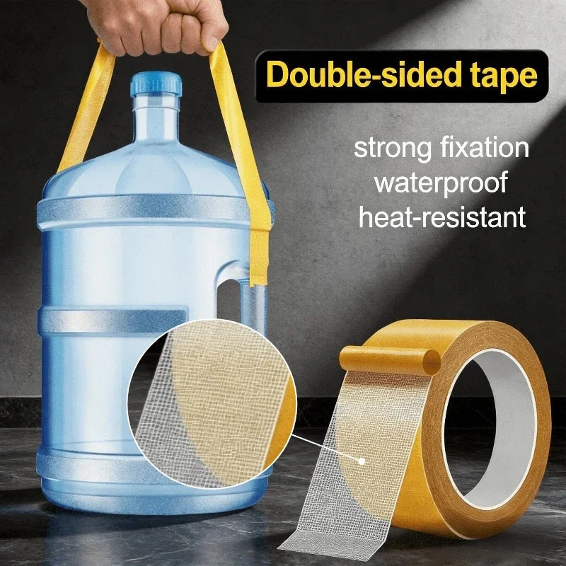Strong Adhesive Tape Waterproof Double-sided Adhesive Mesh Tape Transparent for Clothes Hemming Carpet Installation No Sew Zpaxo