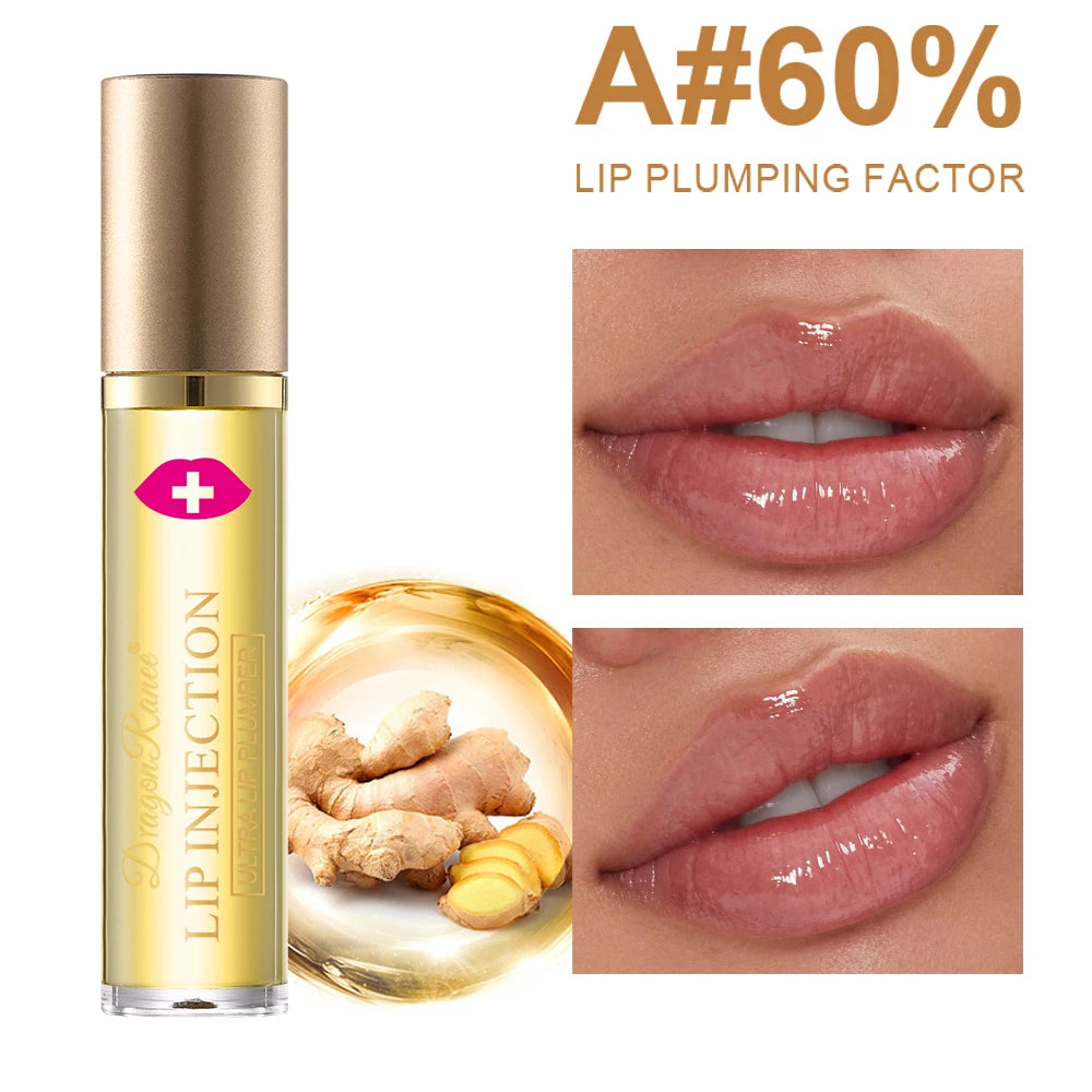 Lip Plumping Oil Moisturizing and Hydrating, Color-Enhancing Base Lip Care Lip Liquid, Glass Lip Effect, Glossy Mirror Finish, Gentle Colorless Lip Oil Zpaxo D6004A