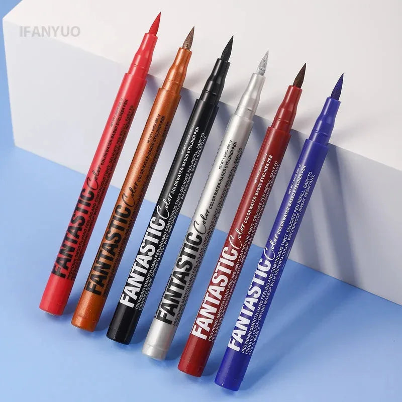 Red Wine Black Waterproof Eyeliner Pencil Untra-fine Liquid Eye Liner Pen Quick Dry Long Lasting Non Smudge Makeup Cosmetics Zpaxo