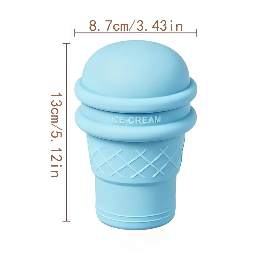 Folding Camping Cup Ice Cream Shape Portable Water Bottle Travel Home