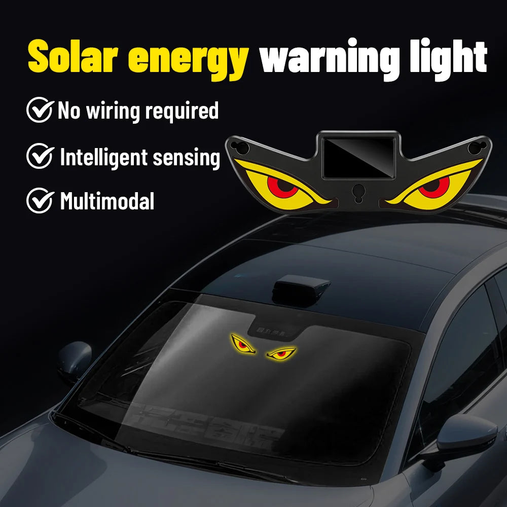Blinking Animated Sun Magic Eye Car LED Light Dynamic Decorative Lamp