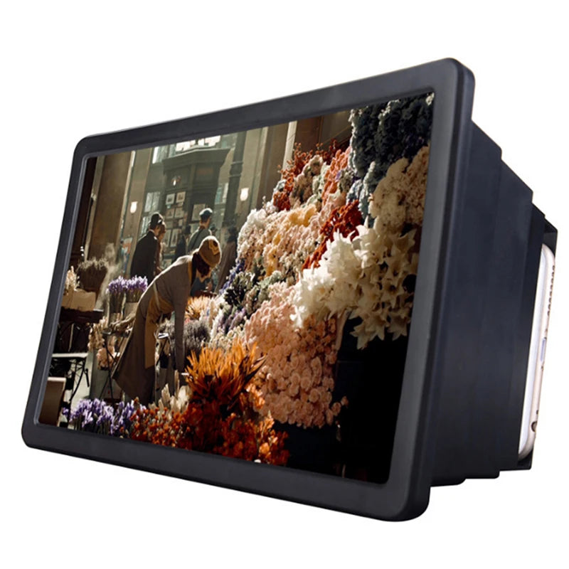 HD Phone Screen Magnifier – Blue Light Blocking Desktop Stand