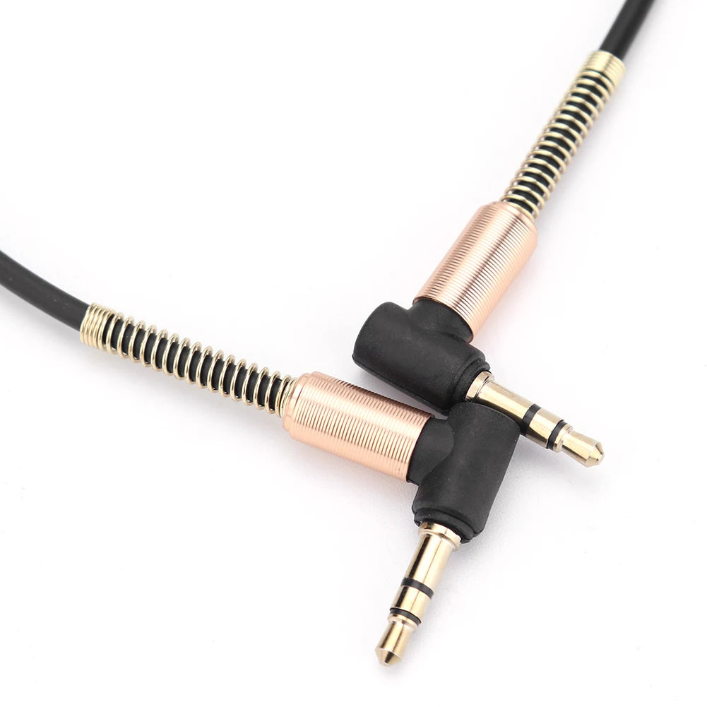 90 Degree 3.5mm Male to 3.5mm Male Plug Audio Connector 3.5 Jack Car Aux Cable Zpaxo