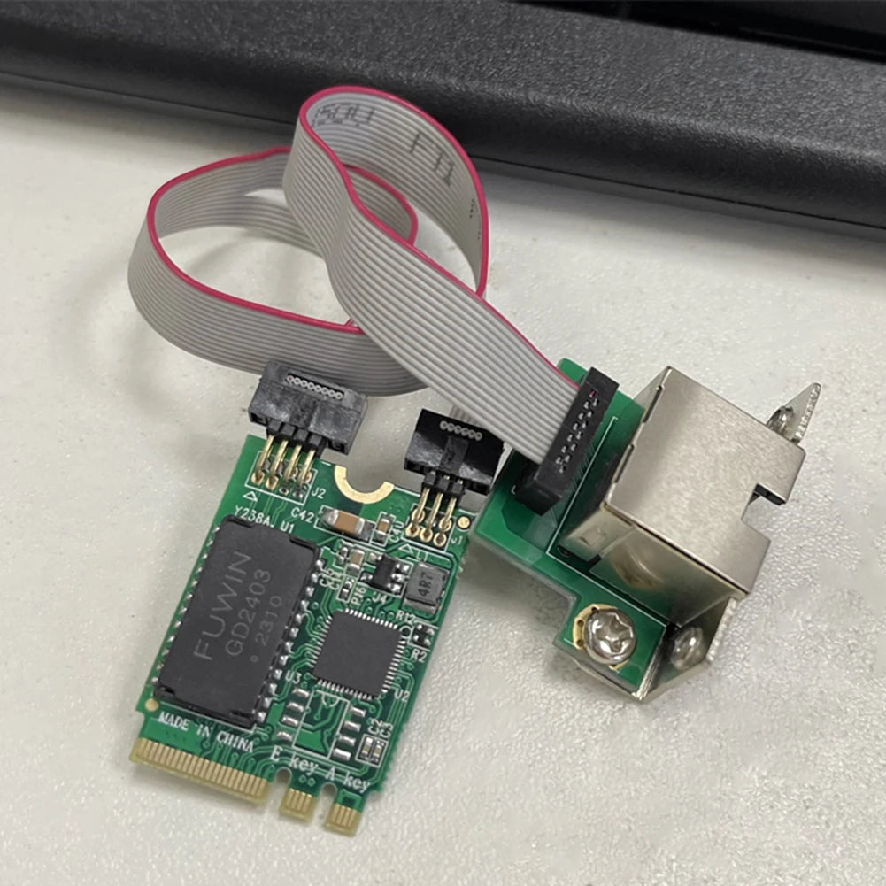M 2 Gigabit Network Adapter 1000 100Mbps M2 RJ45 PCIE Bus Card
