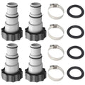 Pool Hose Adapter Clamp Washer Threaded Intex 1 5 25-Inch Hoses