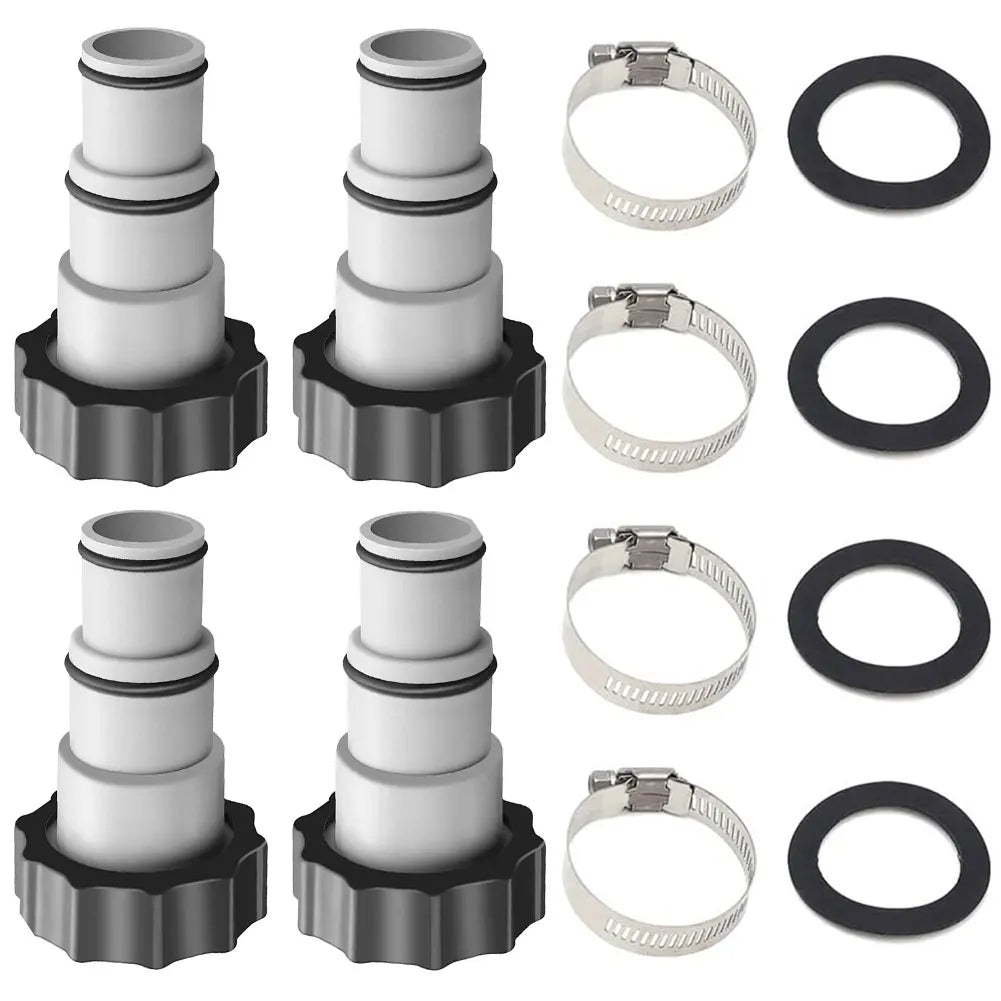 Pool Hose Adapter Clamp Washer Threaded Intex 1 5 25-Inch Hoses