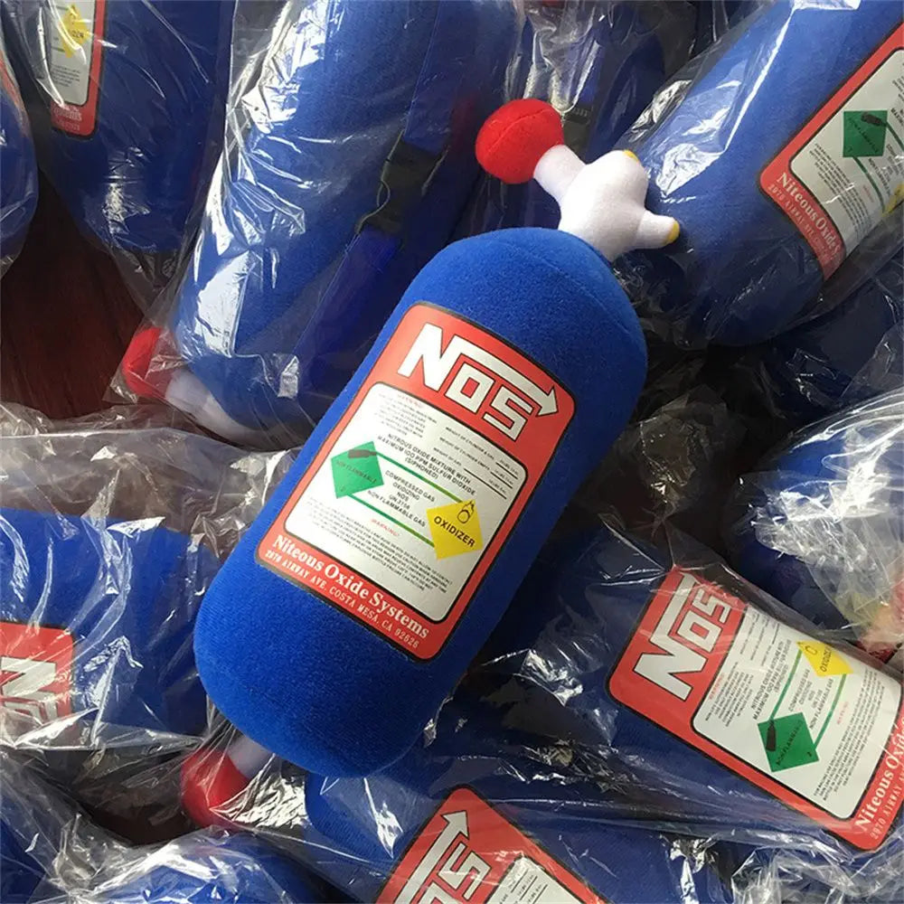 Car Decor NOS Bottle NOS Nitrous Oxide Bottle Toys Car Seat Supports Waist Cushion Car Neck Pillow Cat Headrest Zpaxo