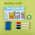 Dry Erase Graffiti Cards, Cartoon Painting Puzzle Educational Toys，Student Teaching Auxiliary Pen Control Exercise Book Zpaxo Daliy Life
