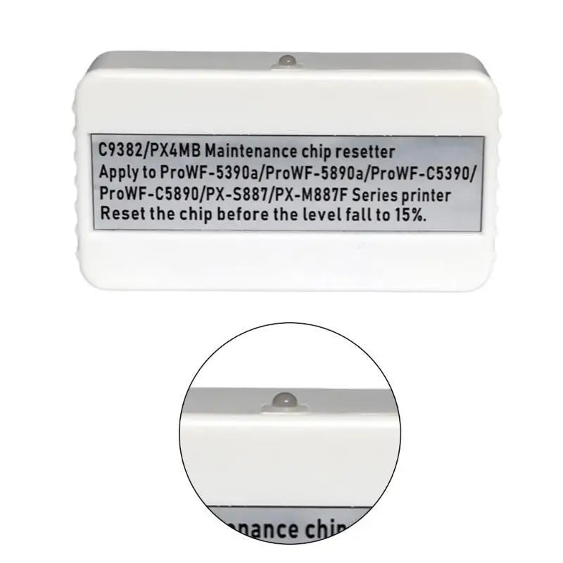 652F C9382 Maintenance Tank Chip Resetter For WorkForce WF-C5310 WF-C5810 WF-C5890 C5390 WF-C5390A WF-C5890A PX-S887 PX-M887F Zpaxo