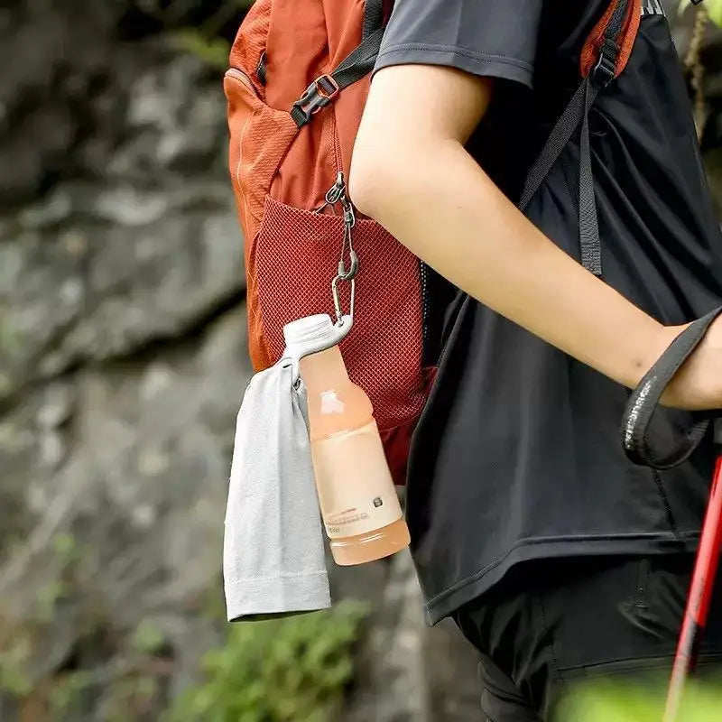 Sports Kettle Buckle Outdoor Carabiner Water Bottle Holder Towel Hook