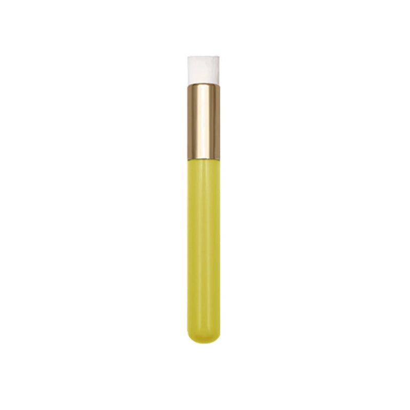 Professional Eyelash Extension Shampoo Cleaning Brush Pink Shining Eye Lash Lift Foam Cleaner Brushes Nose Face Clean Tools Zpaxo Yellow Flat