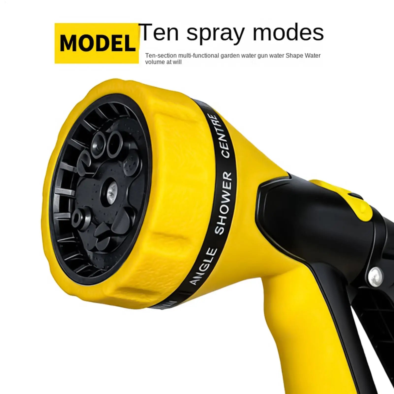 10-Mode Garden Hose Nozzle – High-Pressure Spray Gun Garden Hose Nozzle Zpaxo