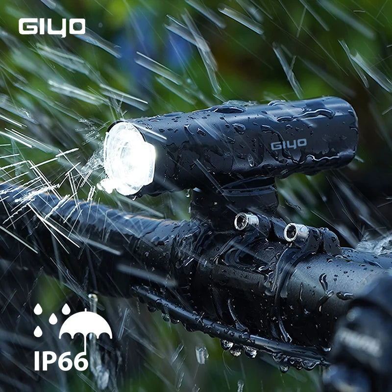 Bicycle Light 800-1500LM Front Lighting German Standard Headlamp Rotatable Lens USB Charge IP66 Waterproof Anti-Glare Bike Light Zpaxo