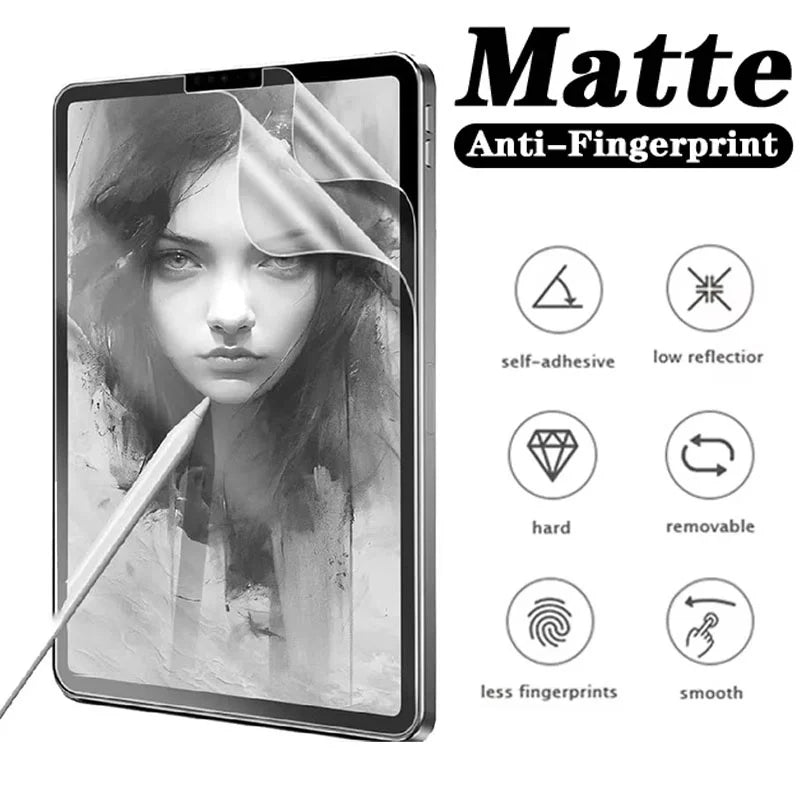 Paper Feel Film Matte Ipad 12 9 2022 2021 2020 2018 2017 2015 6th 5th
