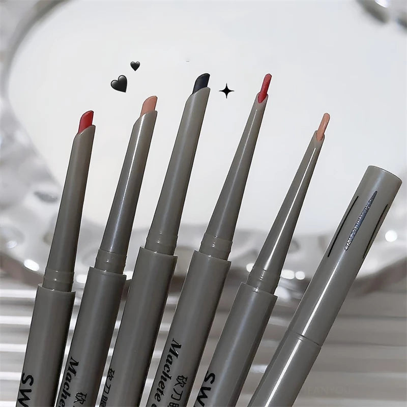 Silky Long-lasting Eye Liner Pencil Eyeliner Pen Natural Matte Wine Red Eyeliner Easy To Color Waterproof Eye Make Up Cosmetics Zpaxo