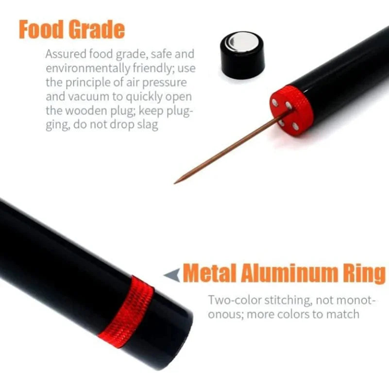 Newest Air Pressure Pump Wine Bottle Opener Portable Stainless Steel Pin Easy Cork Remover Corkscrew for Home Party Wine Lovers Zpaxo