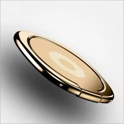 Folding Phone Ring Holder Universal Smartphone Stand For iPhone Xiaomi Huawei One Hand Grip Kickstand Desk Support Video Viewing Zpaxo Gold