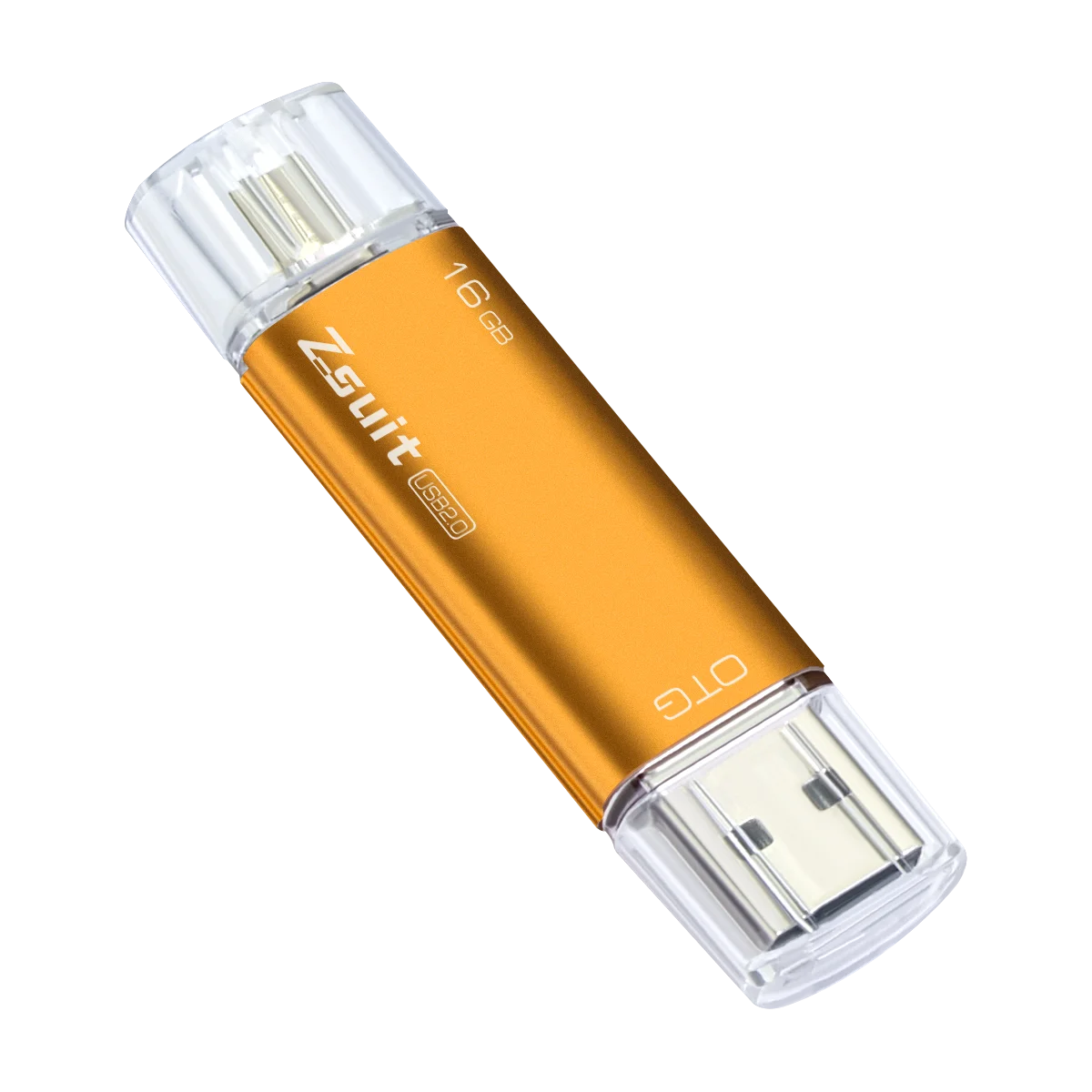 ZSUIT USB Flash Drive 2in 1 type-c Pen Drive 128GB 64GB 32GB 16G USB Stick 2.0 Mobile Pen Drive Metal U Disk Free Logo Pendrive Zpaxo 32GB-type- c-10pcs Gold