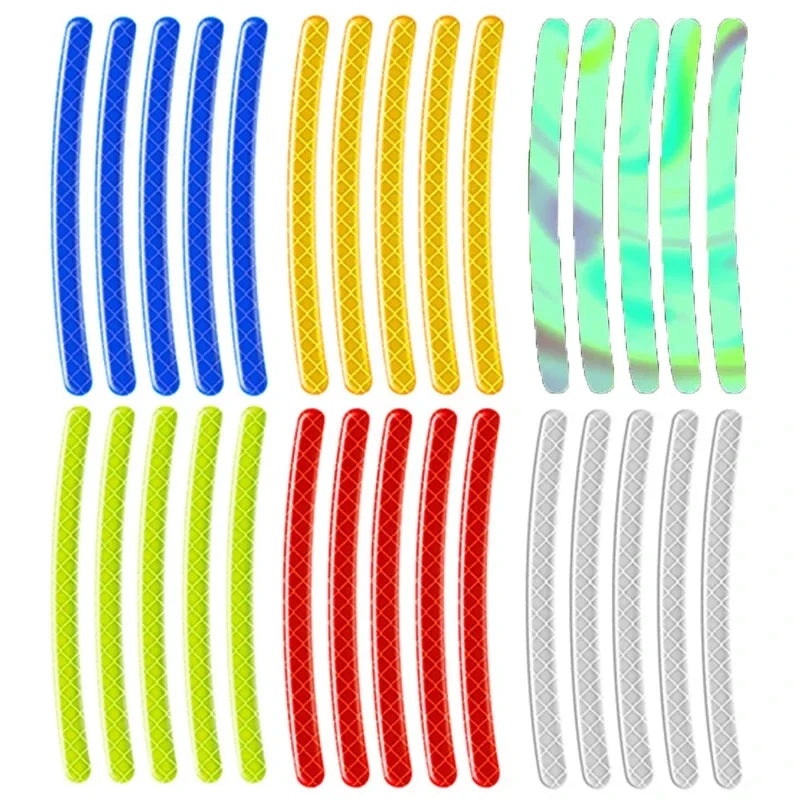 Wheel Hub Reflective Stickers – Rim Tape Car Bike Motorcycle