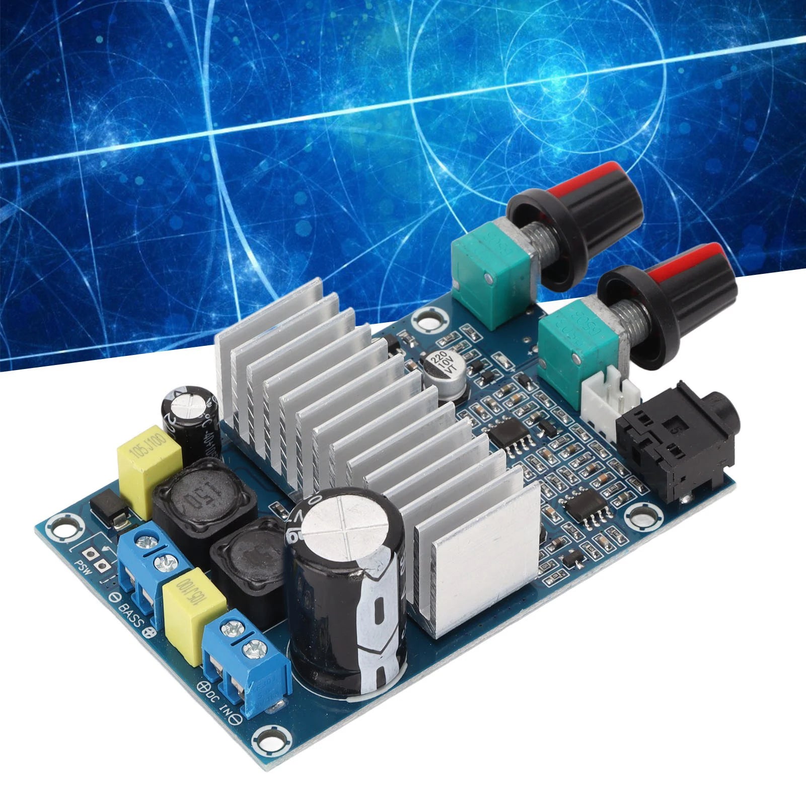 Digital Power Amplifier Board 100W Bass Output Subwoofer Amp Module