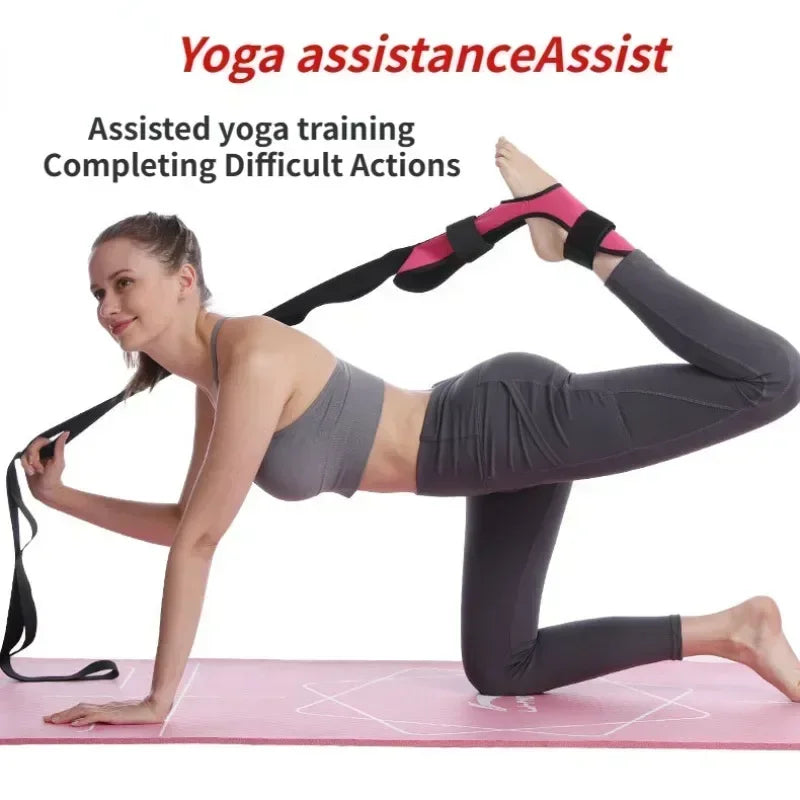 Yoga Leg Stretcher Strap – Ballet, Dance & Gymnastics Flex Belt Yoga Stretch Strap Zpaxo