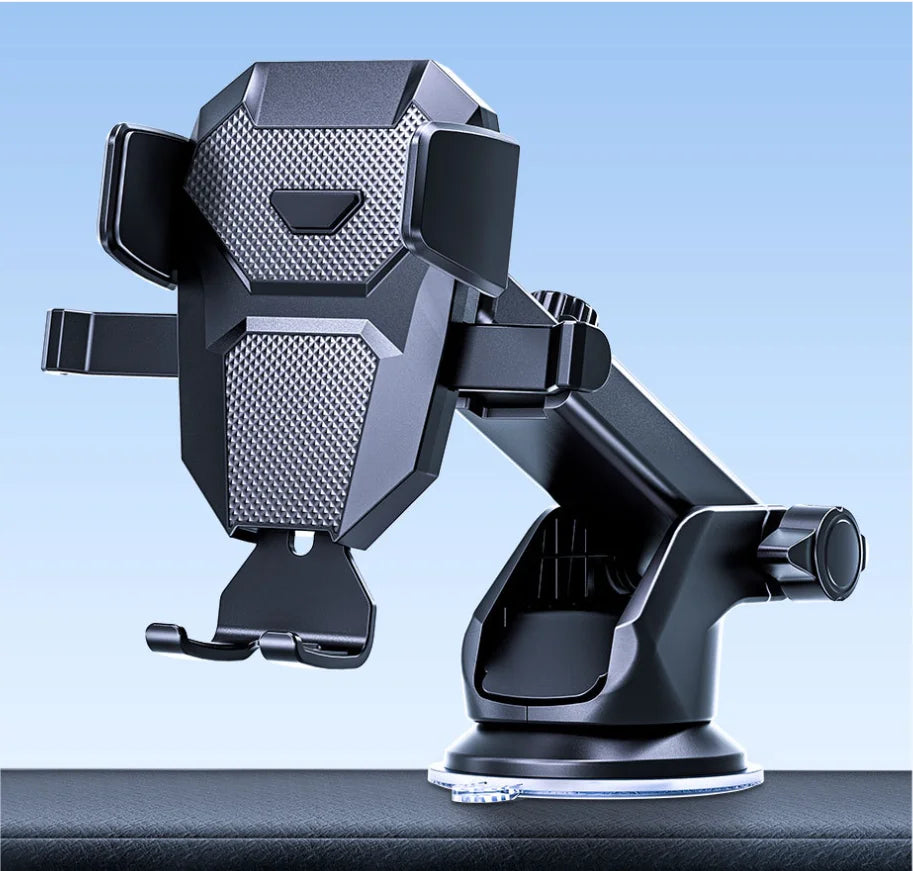 Car Phone Holder Automatic Locking Silicone Bottom Suction Cup