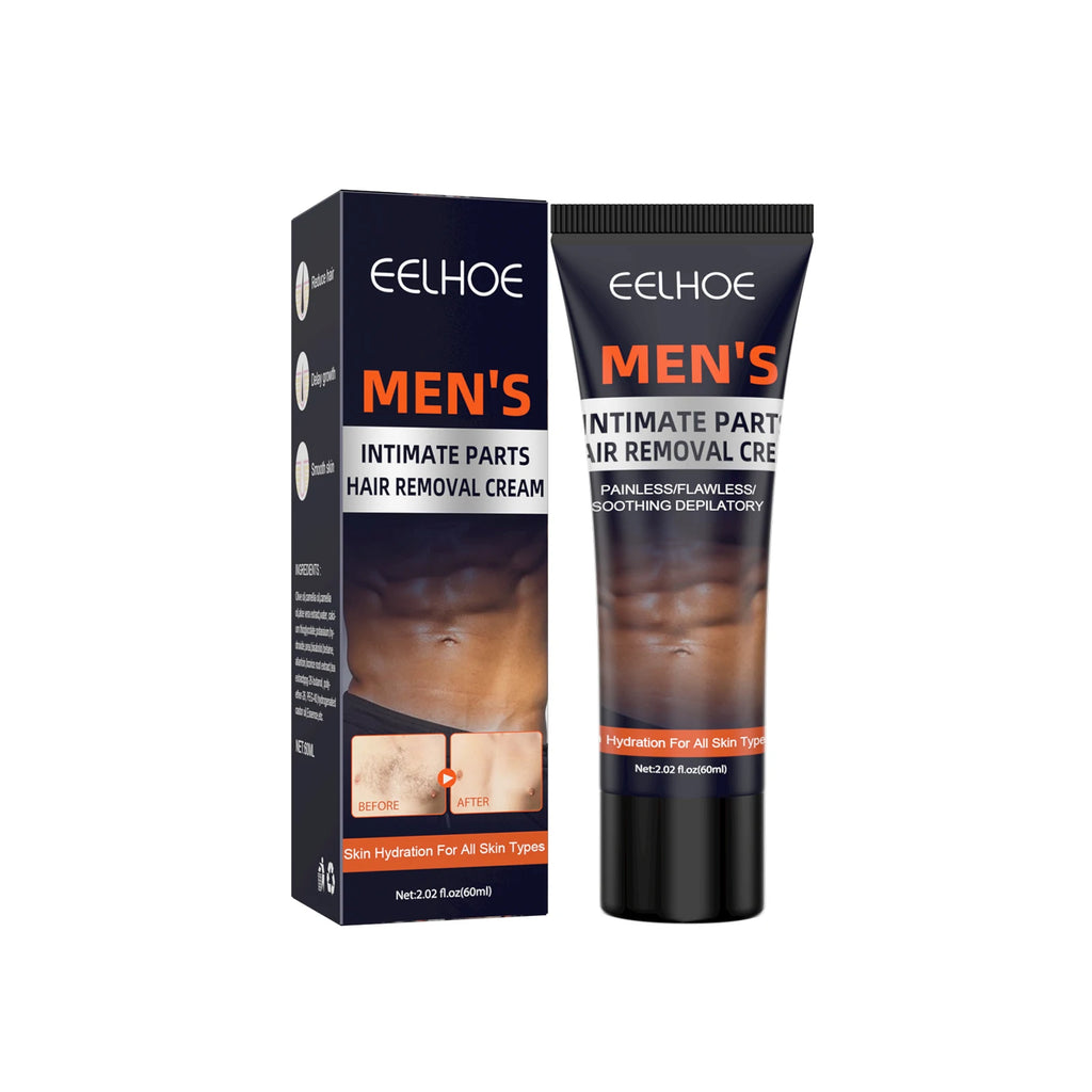 Men's Hair Removal Cream, Gentle & Non-Irritating, For Chest, Armpit & Leg Hair, Smooth Full-Body Hair Removal Cream for Men Zpaxo 1pc