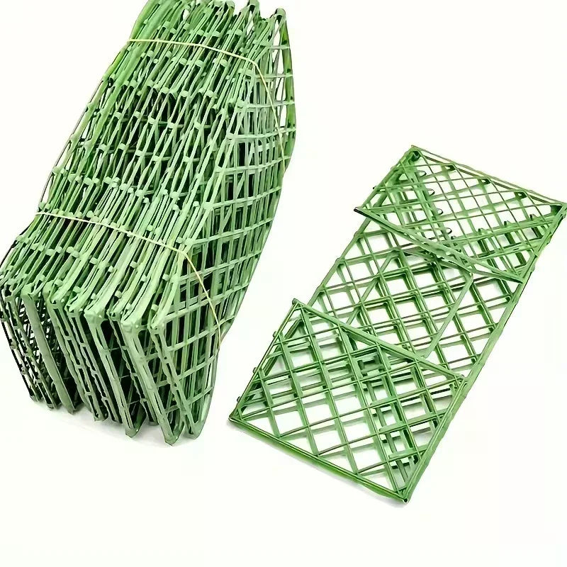5 10 Plastic Floral Foam Cage Holders Flower Bracket Rectangle Mud Zpaxo
