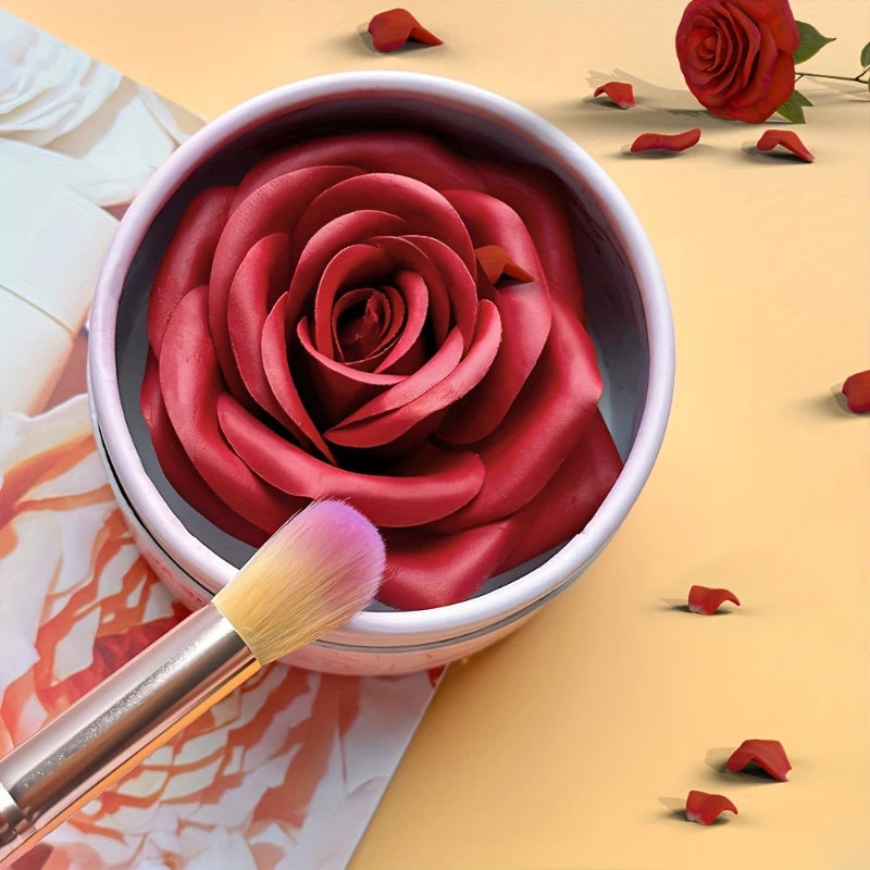 4 Color Rose Petal Blush Makeup Matte Natural Waterproof Highgloss Contour Set Flower Blusher Pigment Face Blush Makeup Cosmetic Zpaxo