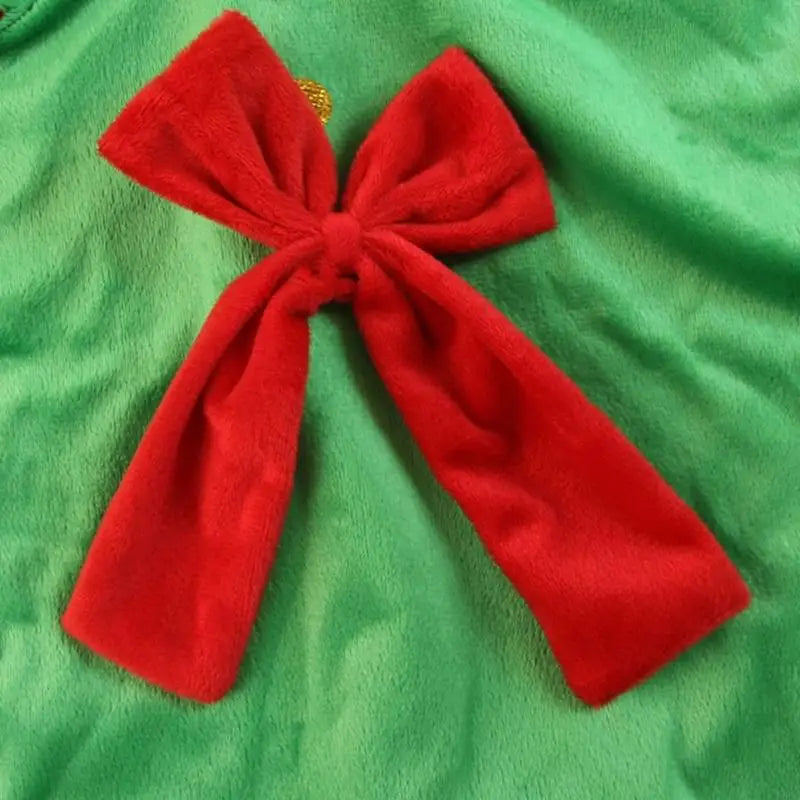 Christmas Pet Wrap Ventilated Fabric Holiday Party Costume Small