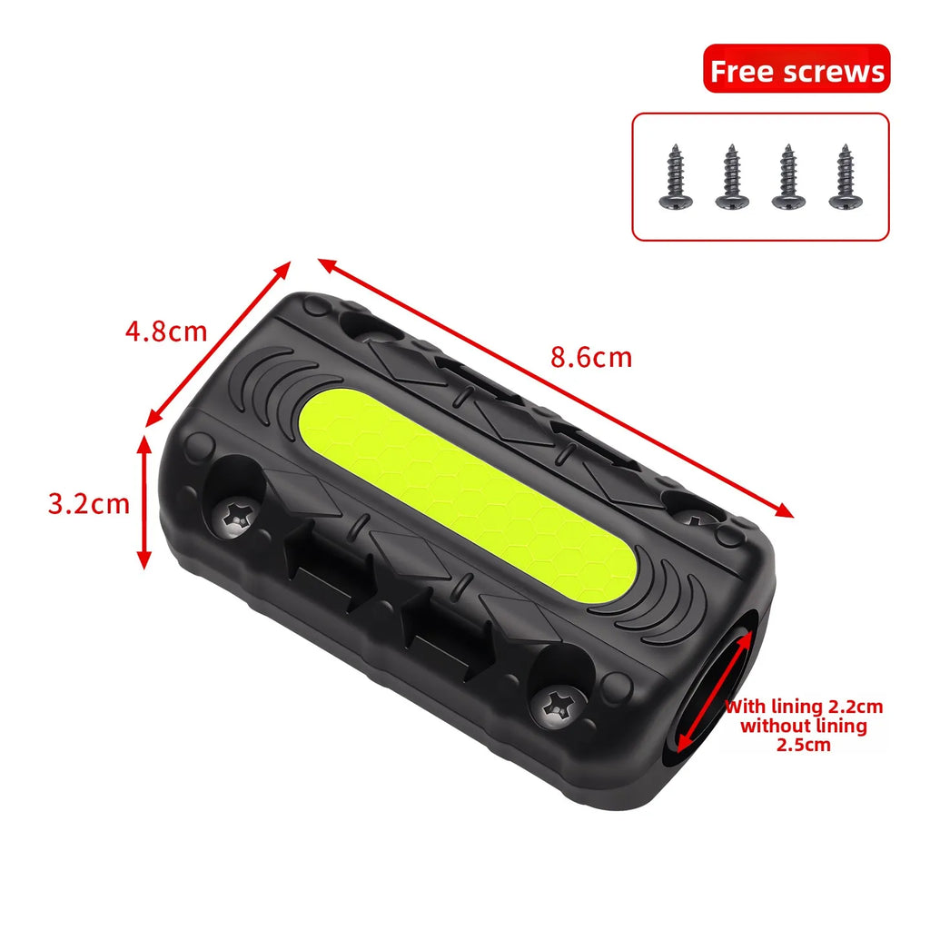 Motorcycle Crash Bar Guard with Reflective Strip | ABS Protector Crash Bar Guard Zpaxo