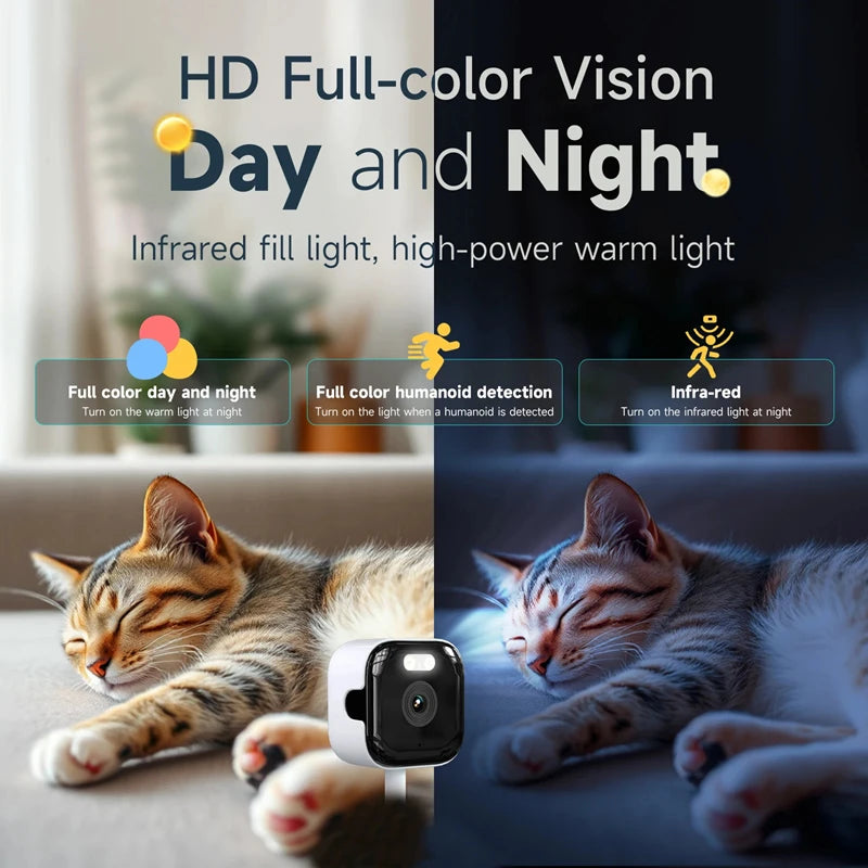 Window Camera Replaces Outdoor Cameras 2 4 5GHz Wifi 3MP Resolution